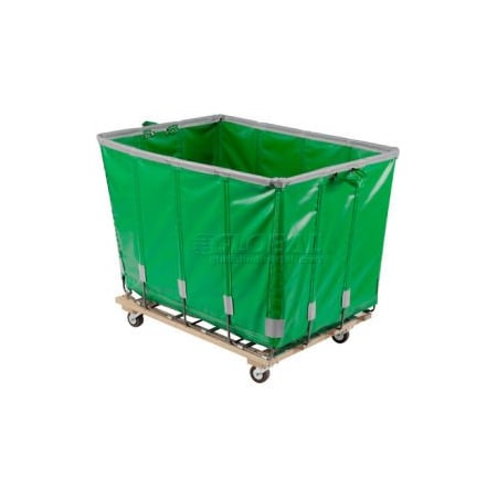 Cr Daniels  Dandux Dandux Vinyl Basket Bulk Truck 400720G10E-3S 10 Bushel - Green 400720G10E-3S